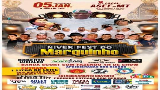Niver fest solidário com entrada de um litro de  leite 